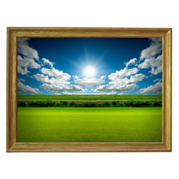 Картина обогреватель «Поле, солнце, облака» 70X90 см. (0.5 кВт.)
