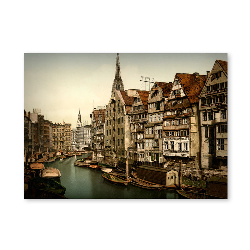 Картина обогреватель «Старый Гамбург» 60X80 см. (0.5 кВт.)