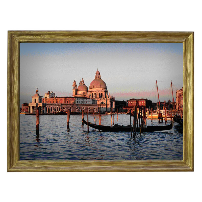 Картина обогреватель «Венеция» в рамке ПВХ 70X90 см. (0.5 кВт.)